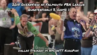 2018 PBA League Quarterfinals #3, Game 1 - Dallas Strikers vs NYC WTT KingPins