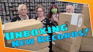 Unboxing Brand New Vinyl Records for the Record Store