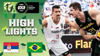 Serbia v Brazil | Men | Highlights | Crelan FIBA 3x3 World Cup 2022