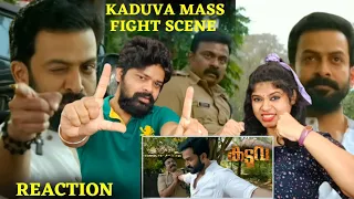 Kaduva Movie Prithviraj Mass Fight Scene REACTION🔥🥵🔥| Malayalam | Prithviraj Sukumaran |Shaji Kailas