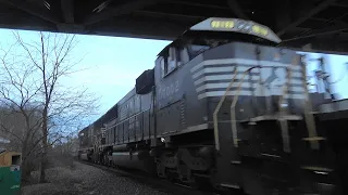 Lots Of EMD's With NS Train Meet @ Sewickley Bridge