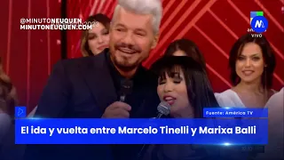El ida y vuelta entre Marcelo Tinelli y Marixa Balli- Minuto Neuquén