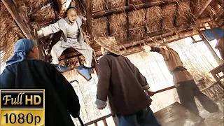 bullies bullied the boy, but boy was actually a master from the Shaolin Temple and beat them down!