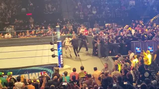 Edge entrance to smackdown, and Seth Rollins attack Edge from behind: july 30, 21