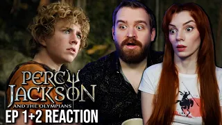 Is It Better Than The Movie?!? | Percy Jackson Ep 1+2 Reaction & Review | Disney+ And The Olympians!