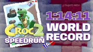 [World Record] Croc 2 Any% Speedrun: 1:14:11