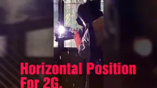 Horizontal position of welding 2g
