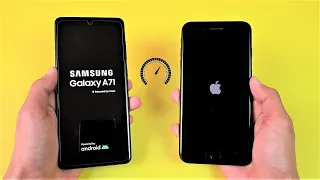 Samsung Galaxy A71 vs IPhone 7 Plus - Speed Test & Comparison!