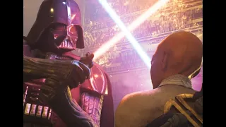 Darth Vader vs Cere en Star Wars Jedi: Survivor  castellano