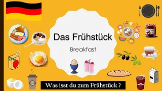 Was isst du zum Frühstück? | German Vocabulary A1-A2 | deutsche Vokabeln | breakfast