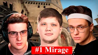 Первый стрим после Major. S1mple играет FPL FACEIT с Evelone, Buster, Fix (map 1, Mirage) | CS GO