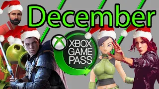 Xbox Game Pass December 2020 Games Suggestions and Additions