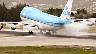 4K | St Maarten Amazing Plane landing and Takeoff footage at Princess Juliana Airport # 11