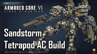 Armored Core 6 - Missile Tetrapod Build: Sandstorm