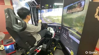 Dirt Rally 2.0 (PC) | XTA PRO G6 (6DOF Motion Simulator) with Triple 86''(vertical)