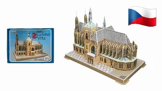 St. Vitus Cathedral Prague 3D Puzzle by Betexa® - Step by Step