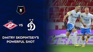 Dmitry Skopintsev's Powerful Shot against Spartak | RPL 2020/21