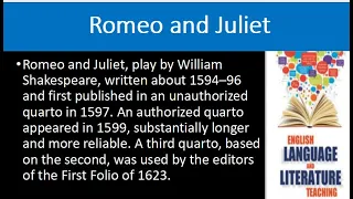 Romeo and Juliet//Easy Notes Literature//English Literature //Summary// #uptgtpgtenglish