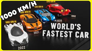 CAR SPEED COMPARISON |3D Animation Comparison