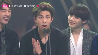 www bagishared com 161116 BTS won BEST ARTIST AWARD  Asia Artist Awards AAA 2016