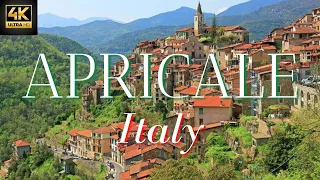 Apricale Liguria (Amazing 4k Video with Drone & Walking Tour of Apricale Italy)