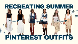 2024 Summer Outfit Ideas | Recreating Pinterest Outfits ☀️