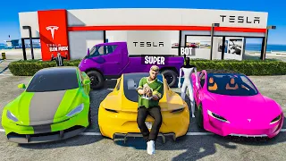 Rubo TUTTI I PROTOTIPI di TESLA su GTA 5 RP!