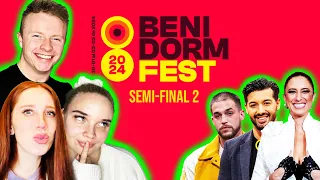 LET'S REACT TO BENIDORM FEST 2024 SEMI-FINAL 2 WITH THEBALKANGUY & SLAVANDIC