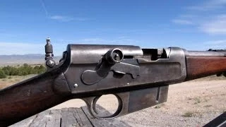 Shooting The Remington Self Loading Model 8 Rifle .35 Remington