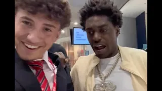 Kodak Black Freestyles To Random Airport Employee Like He Trying To Get A Deal