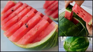 Очень ПРОСТО и Красиво НАРЕЗАТЬ АРБУЗ 🍉