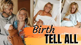 OUR BIRTH STORY | How I went through the first 8 hours of LABOR at home! | The Beeston Fam