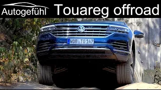 Does the all-new VW Touareg 3 master the offroad course? 2019 REVIEW with Grizzlys Wolfsburg