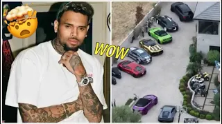 Chris Brown Shows $10 Million Dollars Car Collection “Wow”