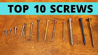 10 Essential Screws and How to Use them