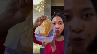 MUKBANG MADU ERIN #shortvideo MAKAN SARANG LEBAH