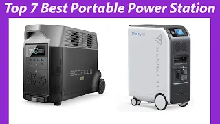 Top 7 Best Portable Power Station|LiFePO4 Battery Backup for Home Backup, Emergency, Outdoor Camping