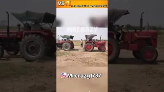 Massey 241 vs Mahindra 275 😍 || #trending #viral #tractor #shorts