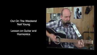 Neil Young - Out On The Weekend Lesson on Guitar and Harmonica