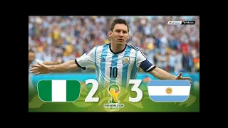 Nigeria 2 x 3 Argentina ● 2014 World Cup Extended Goals & Highlights HD