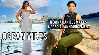 BELLA AWES F∆NS IN A THRILLING OCEAN POSE || REGINA DANIELS MAKES NEW ANNOUNCEMENT