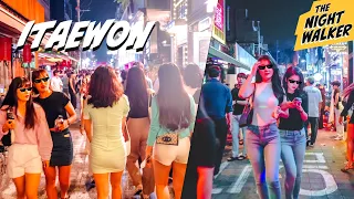 🇰🇷이태원 ITAEWON Best Night Ever! Party Saturday in Seoul Korea 4K Night Walk