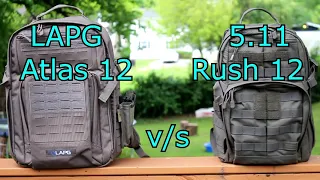 LAPG Atlas 12 vs 5.11 Rush 12 2.0 Backpack