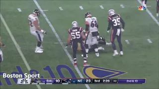 Kyle Dugger - Highlights from first NFL Career start - NFL Week 10 2020- Patriots v Baltimore Ravens