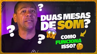 COMO USAR DUAS MESAS DE SOM | Aguinaldo Ramos