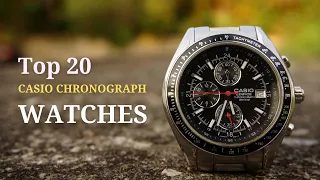 Top 20 CASIO CHRONOGRAPH WATCHES for Men Under ₹15,000