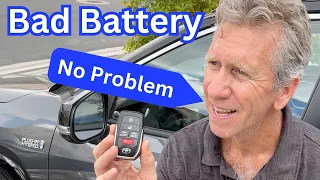 How to Open & Start a RAV4 When the Keyfob Battery is Dead