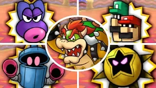 Mario & Luigi: Bowser's Inside Story 3DS - All X Bosses (The Gauntlet)