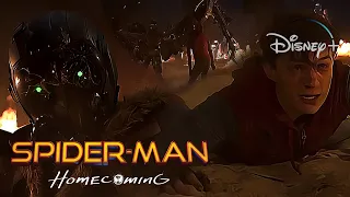 Spider-Man: Homecoming | Spider-Man Vs Vulture - Final Fight Scene | Disney+ [2017]