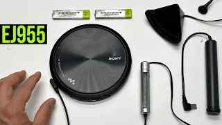 Sony D-EJ955 CD Walkman. A Portable CD Player from Year 2001